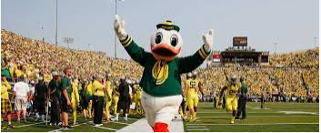 The Oregon Duck. Picture via oregonathletics.com