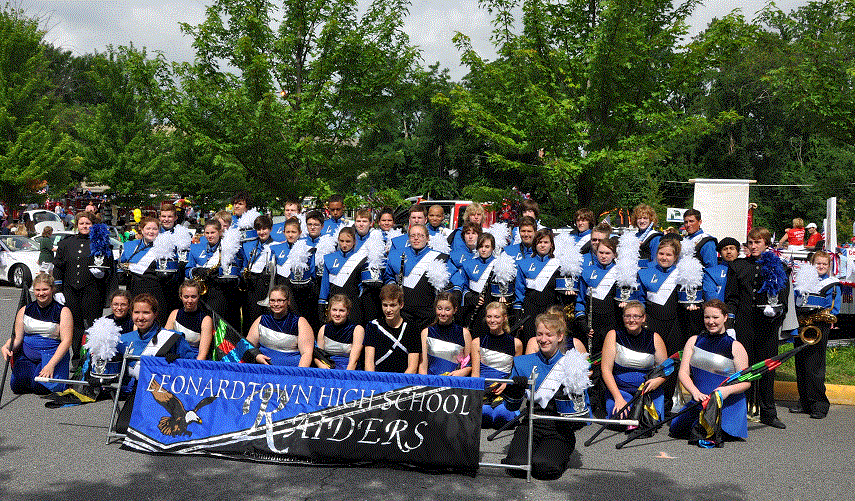 The Leonardtown High Band on the 4th of July, 2013 - Photo courtesy of Stephen Lane