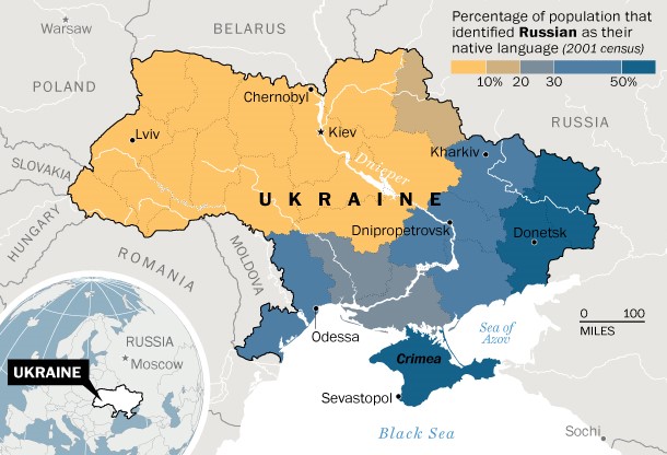 The ethnic make-up of the Ukraine complicates and polarizes a delicate issue (Photo Courtesy of: uncommondescent.com)