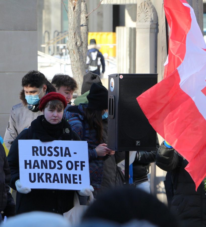 Demonstrations and protests related to 2022 Russian invasion of Ukraine in Montréal CC-BY-SA-4.0Self-published work