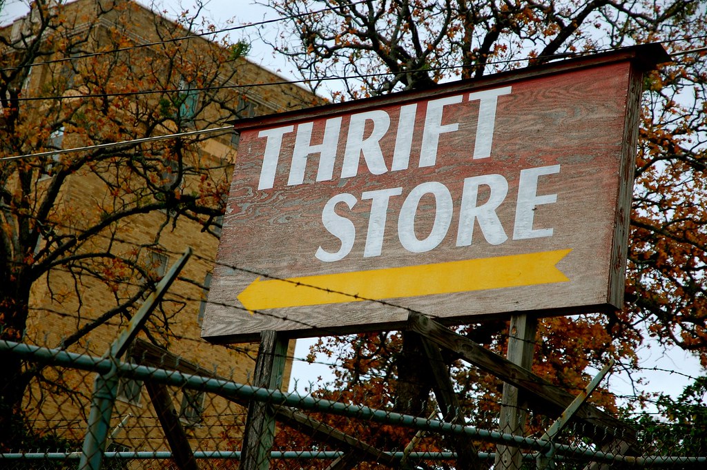 "Thrift Store" by Steve Snodgrass is licensed under CC BY 2.0.